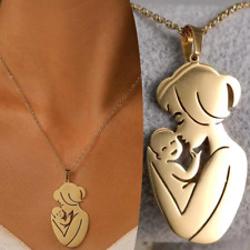 Collana Ciondolo Famiglia Festa Mamma Bimbo Bimba per Regalo Nascita Donna Amore