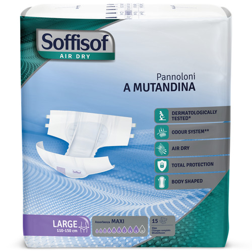 Soffisof air dry - pannoloni, con