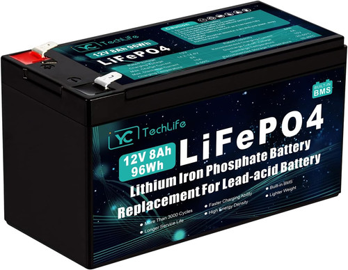 Batteria lifepo4 12v 8ah - 12v,