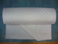 FODERA TRAPUNTATA A METRAGGIO  H CM 140 col bianco grigio verde  velluto nero