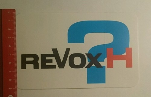 Adesivo sticker revox h - revox,
