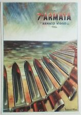 CARTOLINA 7 ARMATA CORPO BAIONETTE MARE REGIO ESERCITO ANDREONI FIRMATA M1