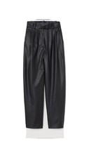 Pantaloni ecopelle donna