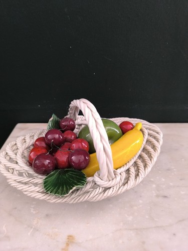 Panier fruits barbotine - panier, de