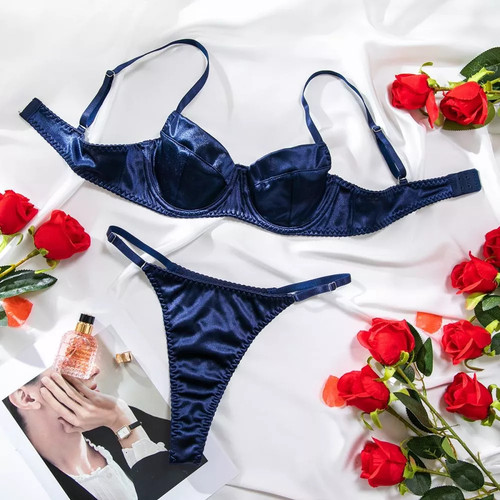 Completo intimo donna blu - completo,