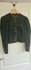 Giacca scamosciata * costume tradizionale casa di campagna * 38 M * manica lunga * fine * verde *