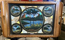 Vassoio Anni 50 In Legno E