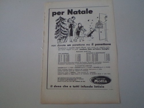 Advertising pubblicità 1952 - advertising,