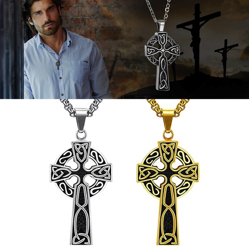 Collana croce celtica ciondolo