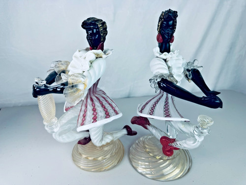Statuine femminili nere in - 2,
