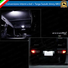 KIT LED INTERNI + LED TARGA SUZUKI JIMNY MK3 CONVERSIONE COMPLETA 6000K CANBUS