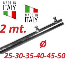 PALO SINGOLO ANTENNA 2 METRI SPESSORE 1 MM TV WIFI DIAMETRO Ø 25 30 35 40 45 50