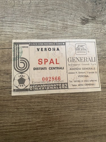Verona spal 1981 - verona-spal, 1981/82