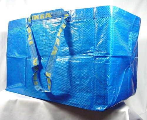 Borsa grande blu ikea - borsa,
