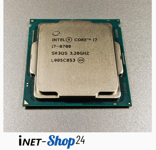 Cpu intel core 8700 - i7-8700, 3,2