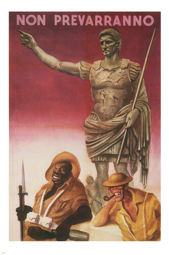 Non prevarrà poster vintage - prevarrÀ,