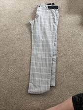 Zara Pants Men’s Gray Plaid