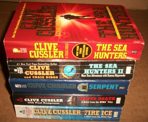 Clive cussler paperback - clive, lot