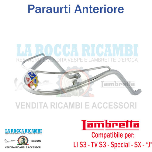 Paraurti anteriore lambretta - paraurti,