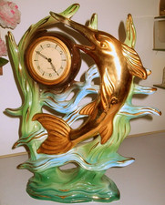 CERAMICA LABOR SESTO FIORENTINO OROLOGIO DA TAVOLO-CAMINO ANNI 60