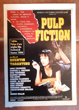 PULP FICTION (TARANTINO / WILLIS) - LOCANDINA SCHEDA CIAK FILM (15 X 10 CM)
