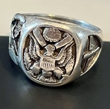 Anello antico WW ll argento