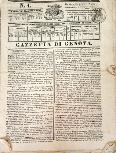 Gazzetta genova anno - gazzetta,