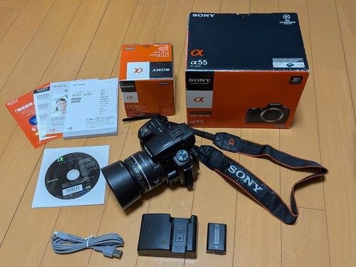 Sony α55 corpo obiettivo - sony,