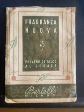 [cosmesi vintage] TALCO AL BORACE Bertelli Milano bustina aperta