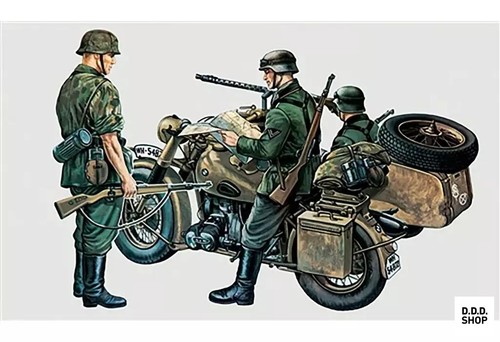 Sidecar bmw r75 con - sidecar,