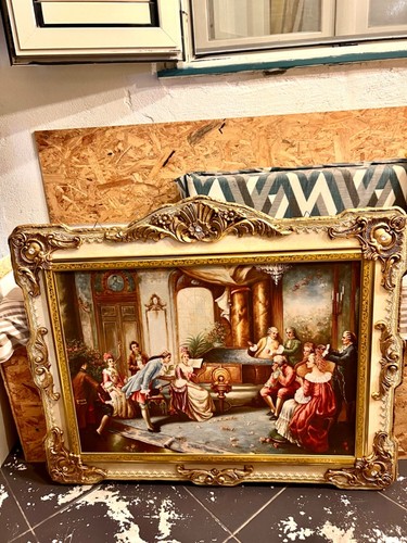 Quadro legno avorio foglia - quadro,