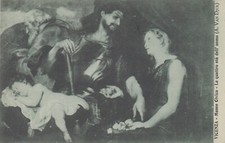 CARTOLINA *69 VICENZA MUSEO CIVICO LE QUATRO ETA DELL'UOMO A.VAN DICK NON VIAGG.