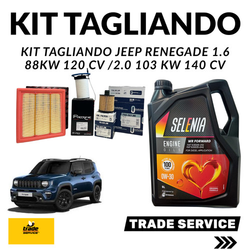 Kit tagliando jeep renegade - kit,