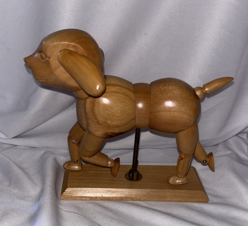 Modellino artista cane