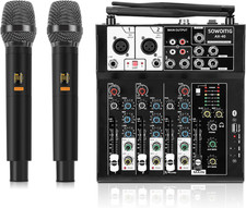 Karaoke Mixer Con 2 Microfoni