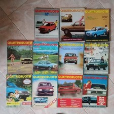 Riviste Quattroruote 1981 annata Non completa 11 Fascicoli manca Gennaio  