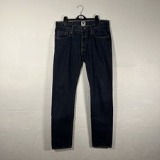 Jeans Tellason Ladbroke Grove Selvedge Denim Slim Conico W34 L34 Made in USA