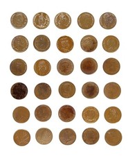 *HH* Collezione 30 Monete Medaglie De La Lira E La Sua Storia Regno Repubblica 
