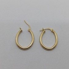 ORECCHINI A CERCHIO OVALI A