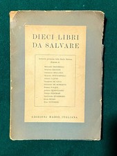 Dieci libri da salvare - Edizioni Radio Italiana 