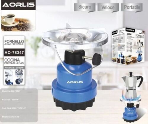 Fornello gas 3000w fuoco - a,