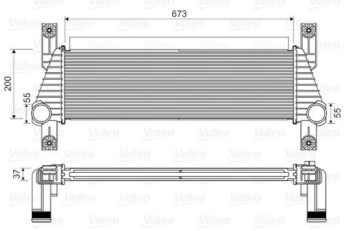Intercooler valeo per ford - intercooler,