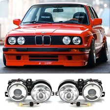 BMW E30 Clear Smiley Projector