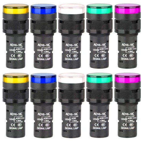 10pcs 16mm indicatore luminoso - 16mm,