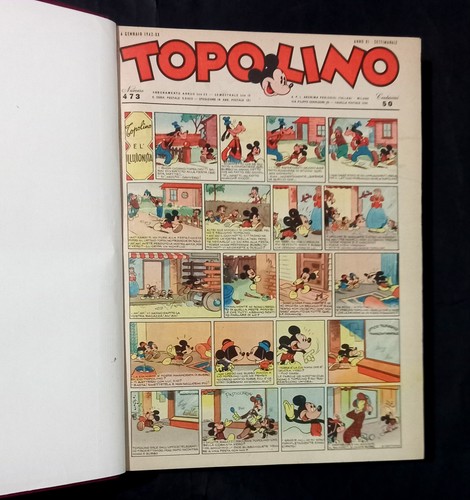 Topolino giornale 1942 1943 - topolino,