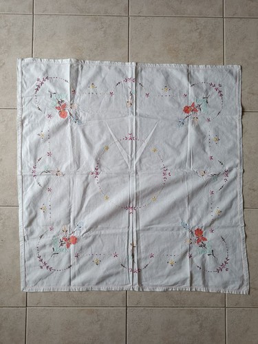 Centrino vintage ricamato - vintage,