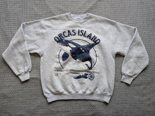 Felpa vintage orcas island - vintage,