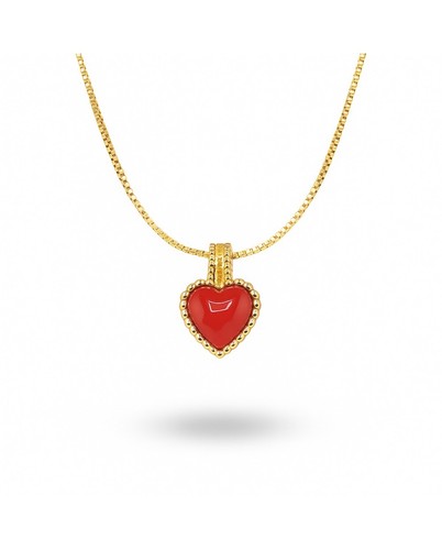 Catenina con ciondolo cuore - , in