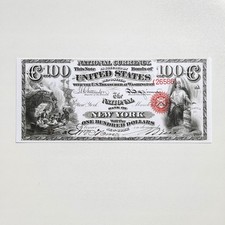 Banconota 100 Dollari 1865 US