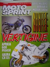 Motosprint 47 1989 Novit� Aprilia 600 Pegaso, Gilera CX 125. 51� salone Milano